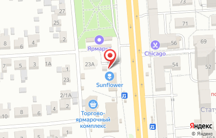 Киоск по продаже кондитерских изделий в Коминтерновском районе на карте