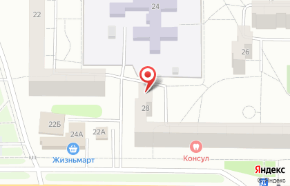Наш дом на Октябрьском проспекте на карте