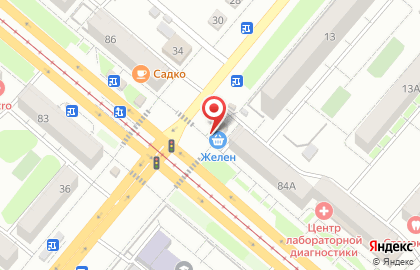Фирменный магазин и киоск Желен на проспекте Ленина на карте