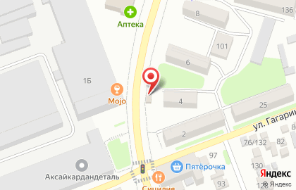 Продовольственный магазин на проспекте Ленина на карте