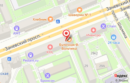 Кофейня Profit Coffee на Заневском проспекте, 23 на карте