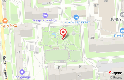 Пляж в Ленинском районе на карте