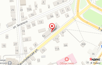 Торговая компания Канцелярский мир на Васильевской улице на карте