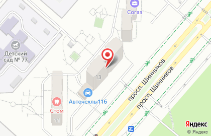 Студия лазерной эпиляции Laser Pro на проспекте Шинников на карте