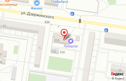 Круазе на улице Дзержинского на карте