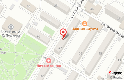 Забайкальский архивно-геоинформационный центр на карте