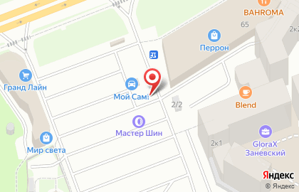 Автомойка самообслуживания Мой Сам в Красногвардейском районе на карте