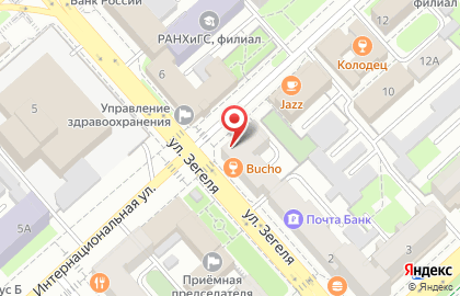 Салон продаж МТС в Правобережном районе на карте