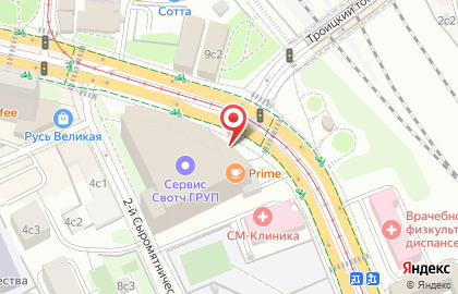 Торгово-сервисная компания МАН Трак энд Бас РУС во 2-м Сыромятническом переулке на карте