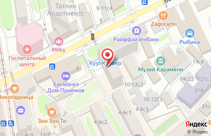 Мосгорломбард на метро Бауманская на карте