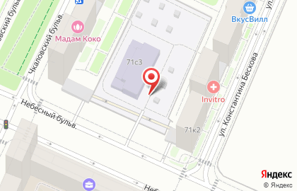 Московская школа №727 с дошкольным отделением на карте