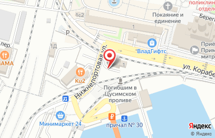 Банкомат Восточный на Океанском проспекте на карте