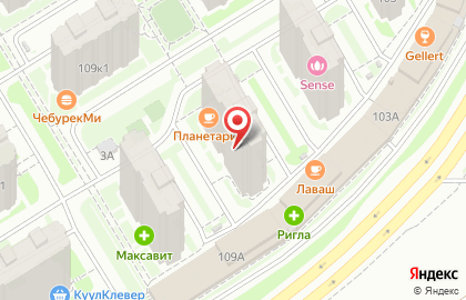 Центр развития Лучшее Место на улице Академика Сахарова на карте