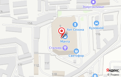 Мебельный магазин Диана в Свердловском районе на карте