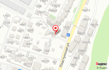 Пансионат Почта России на Пластунской улице на карте