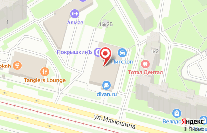 Магазин беговелов и самокатов Еду! на улице Ильюшина на карте