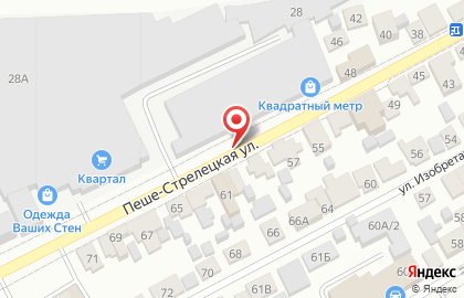 Керамическая плитка на Пеше-Стрелецкой улице на карте