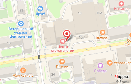 Агентство недвижимости Грановит на улице Ленина на карте