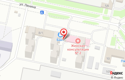 Компьютерный магазин Байт на улице Ленина на карте