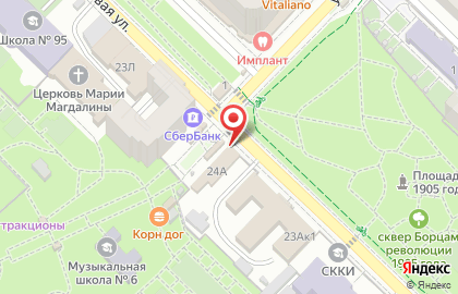 Кондитерская сеть Замок любви в Октябрьском районе на карте