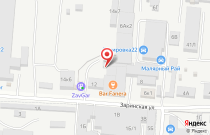 Автомастерская 22 в Железнодорожном районе на карте