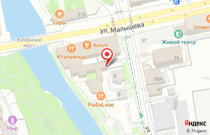 Каменный мост на площади 1905 года на карте