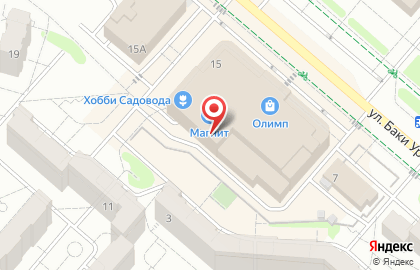 Торговый центр Олимп на улице Баки Урманче на карте