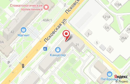 Цветочный магазин Дари цветы в Великом Новгороде на карте