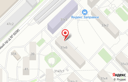 Общежитие, МГУ на Ломоносовском проспекте на карте