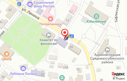 Среднеахтубинская межпоселенческая центральная библиотека на улице Ленина на карте