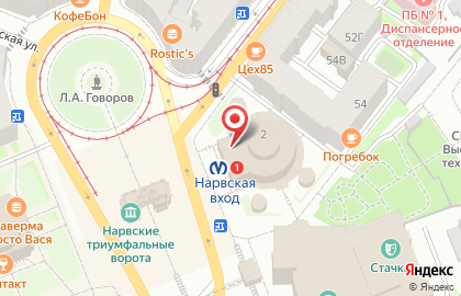 ОАО Банкомат, Балтийский Банк на проспекте Стачек на карте
