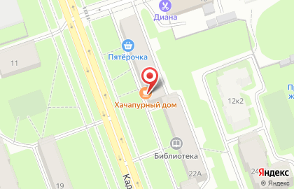 Магазин мясных и колбасных изделий Деликате`с на Артиллерийской улице на карте