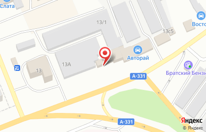 Автомагазин по продаже аккумуляторов и автошин Centra-market в Падунском районе на карте