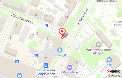 Кафе Лакомка на Пятигорской улице на карте