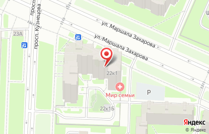 Парикмахерская в Санкт-Петербурге на карте