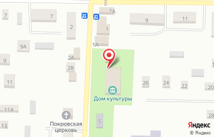Библиотека, сельское поселение Луначарский на карте