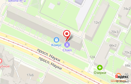 Фирменный магазин Ермолино в Калининском районе на карте