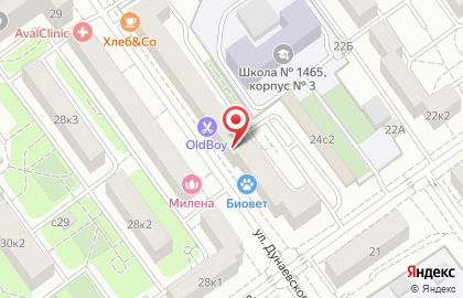 Олдбой Барбершоп на Студенческой улице на карте