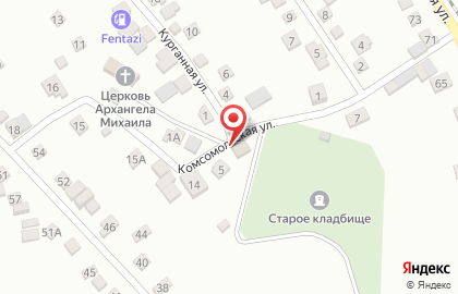 Продовольственный магазин Горн на карте