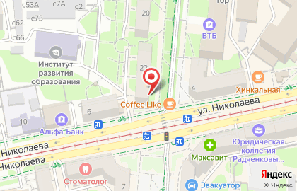 Росгосстрах банк на улице Октябрьской Революции на карте