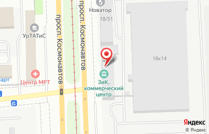 Графит на проспекте Космонавтов на карте