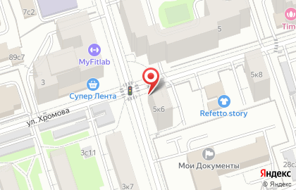 Butterfly на Преображенской площади на карте