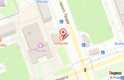 СберБанк на проспекте Труда в Северодвинске на карте
