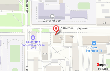 Сауна Уют на улице Салтыкова-Щедрина на карте