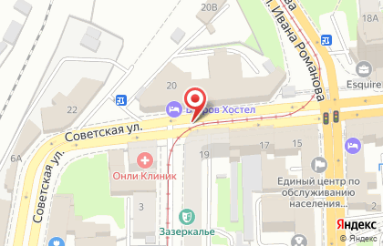 Почтовое отделение №2 на Советской улице на карте