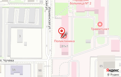 ОАО АльфаСтрахование-ОМС на Ильменской улице на карте