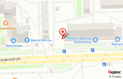 Внимательный магазин для занятых мам Бутуз на Московской улице на карте