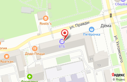 София на улице Правды на карте