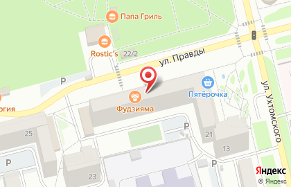 ЗАО Банк ВТБ 24 на улице Правды на карте