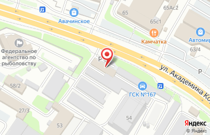 Автомагазин Колорит в Петропавловске-Камчатском на карте